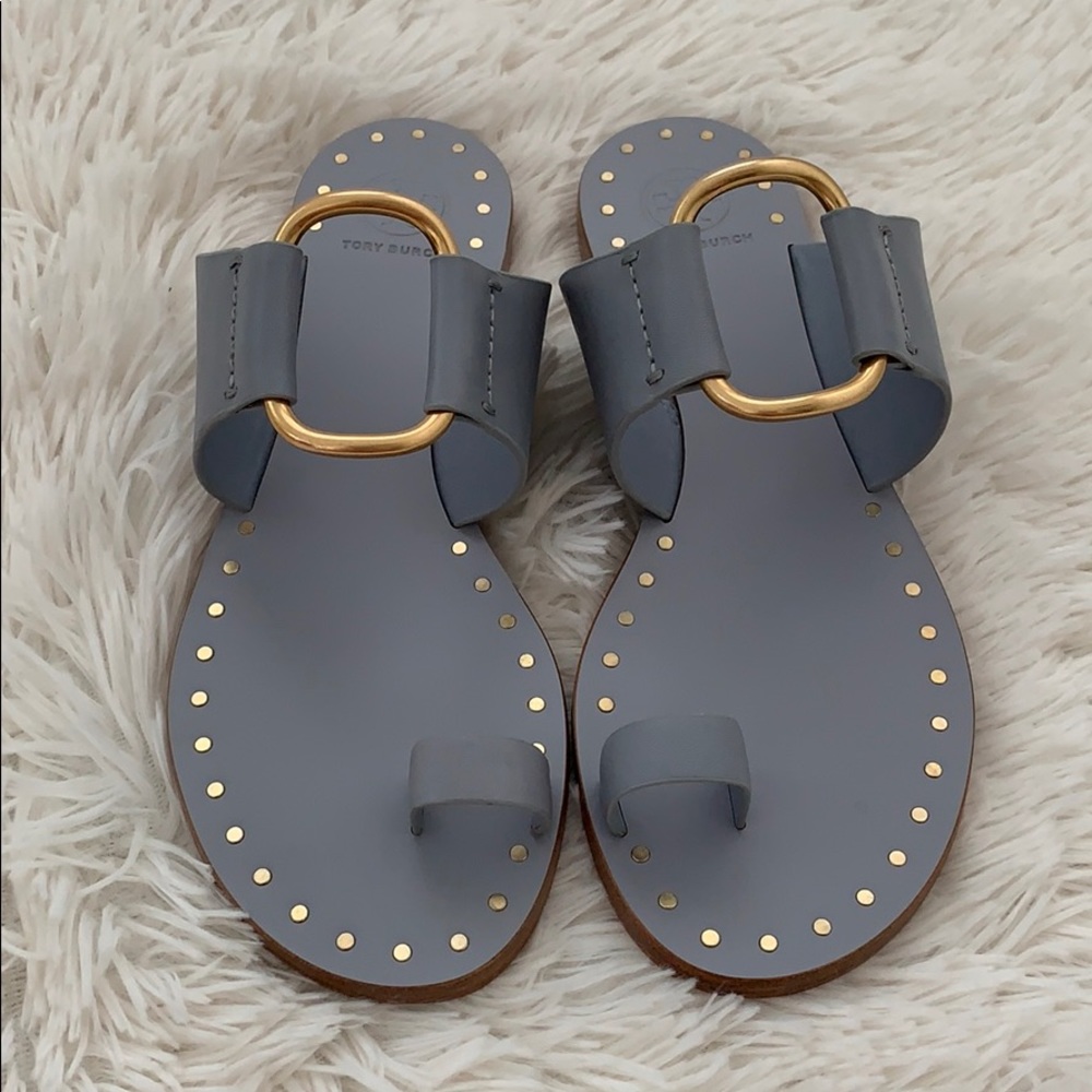NIB tory burch Ravello studded toe ring sandal